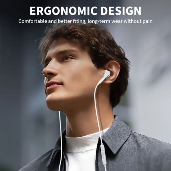 Tech-Protect Ultraboost Core G2 USB-C Hörlurar Vit