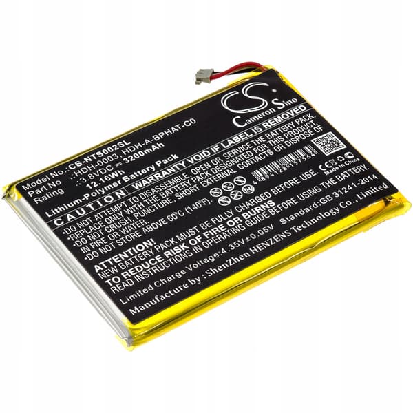 Cameron Sino cs-ntsp sl 900mAh sort genopladeligt batteri