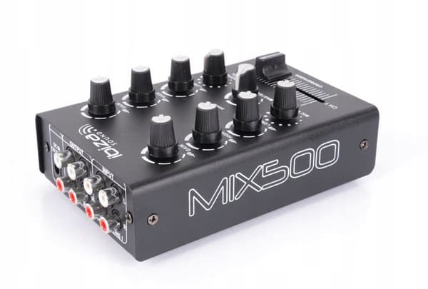 Ibiza mix500 DJ-mikseri musta