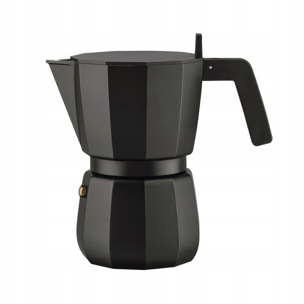Alessi Moka dc06/6 b sort 6 kopper