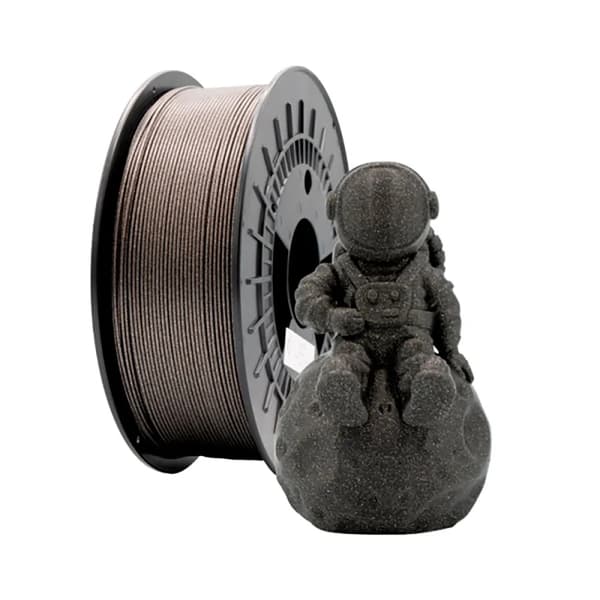 3d pla glitter 1.75mm 1kg sort filament