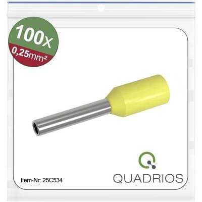 Quadrios 25C534 gul kabelenderprop 100 stk