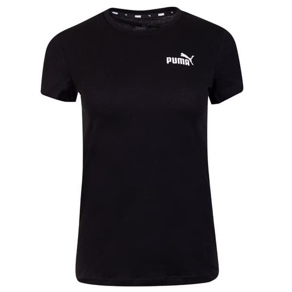 PUMA essentials+ embroidery tee svart