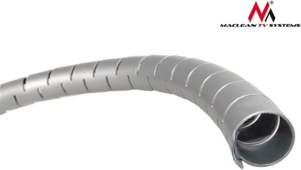 Mac-Lean Kabelorganisator sølv 2 meter