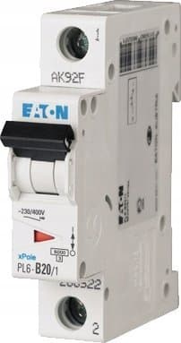 Eaton pl6-d20/1 20A 6kA