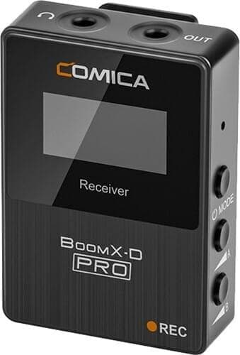 Comica boomx-d pro d2 trådløs mikrofon med 2 sendere