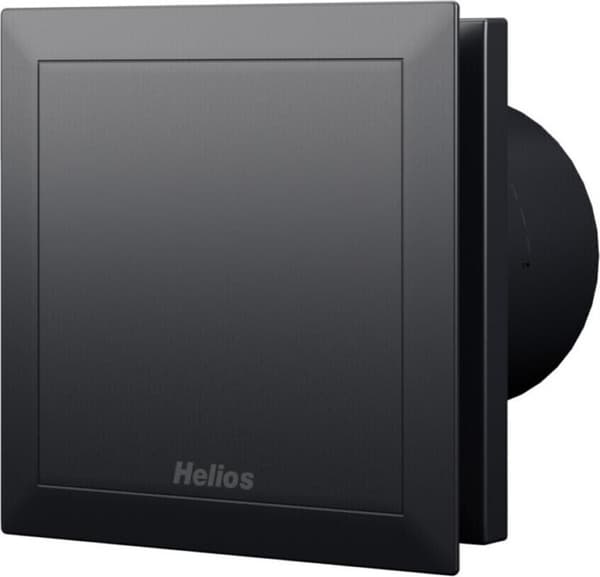 Helios ventilator M1/100 F svart med fuktighetskontroll