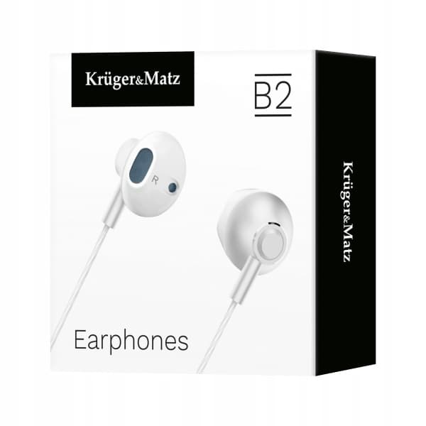 Kruger&Matz b2 in-ear høretelefoner sort