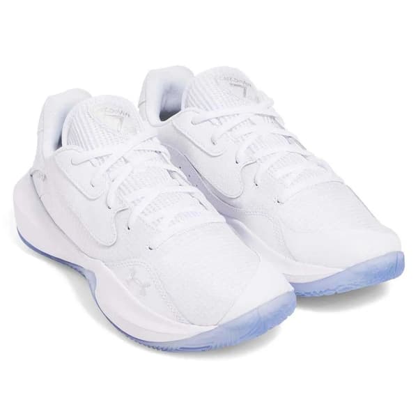 Under Armour Lockdown 7 Low Basketbollskor Vit