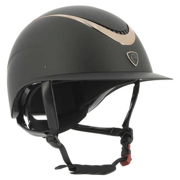 Equitheme Wings Mat MIPS Hjälm Svart/Rosa