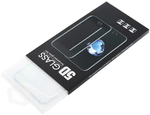 OEM 5D Full Glue Tempered Glass iPhone 12/12 Pro Sort