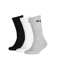 PUMA crew socks 3 pak sort/hvid/grå 35-38