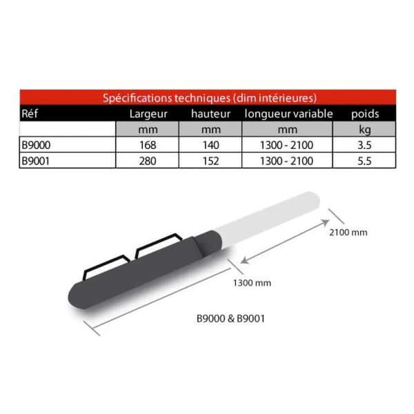 Imersion Sportube Case 2 vandsporttaske sort