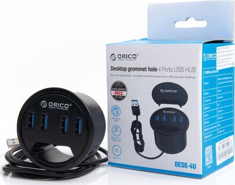 Orico desk-4u USB-hubi 4 USB-A-portilla
