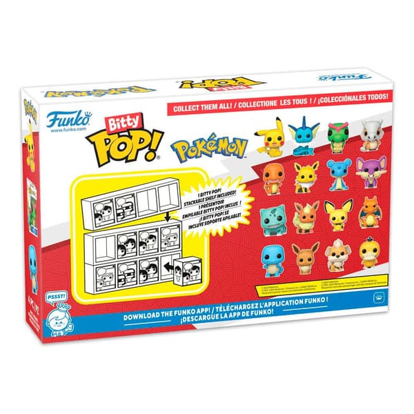 Funko Bitty POP! Pokémon - 4 mini figurer i multicolor
