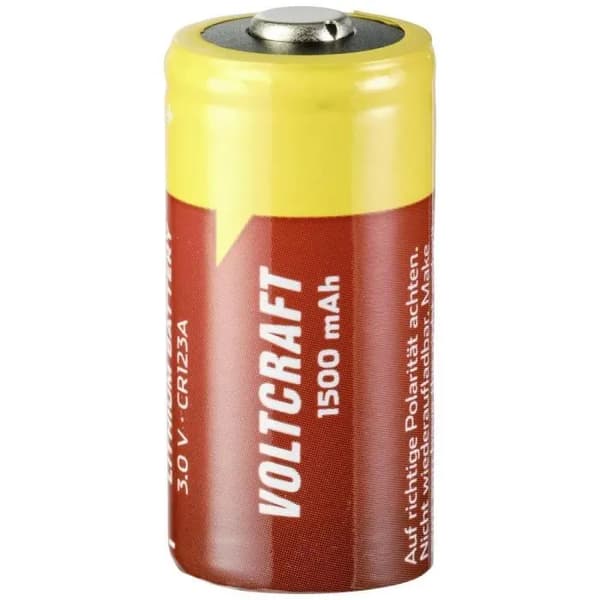 Voltcraft CR123A kamera batteri 1500 mAh