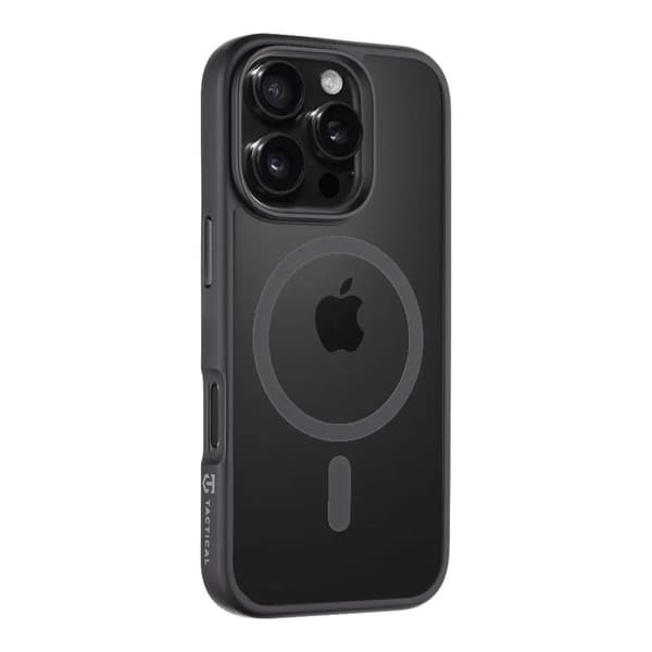 Taktinen hyperstealth musta iPhone 16 Pro -kotelo
