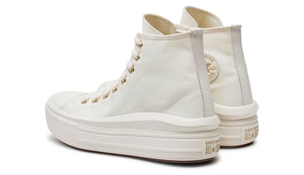 Converse all star move sneakers beige/white
