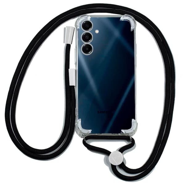Cool-accesorier Galaxy A16 Lanyard Telefoncover Sort