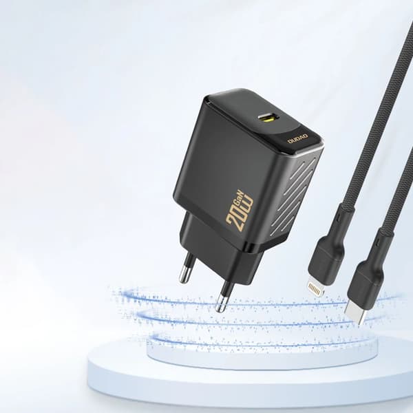 Dudao A26 USB-C oplader 20W sort