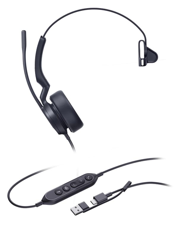 Yealink UH44 Mono Teams USB-C/A headset