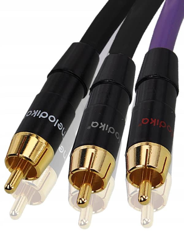 Melodika MDSWY60 violet subwooferkabel 6 meter