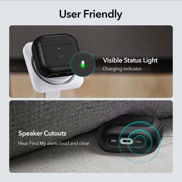 ESR Orbit HaloLock Etui MagSafe til Apple AirPods 4 Sort