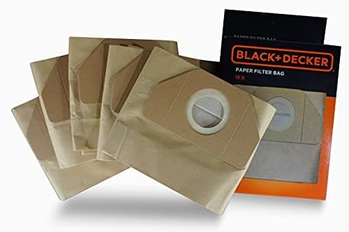 Black & Decker BXVC15PE pappersfilterpåsar 15L 5-pack