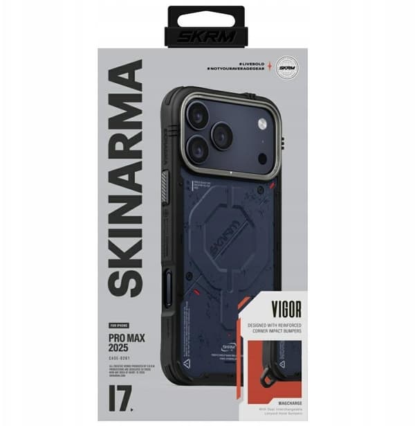 Skinarma Vigor MagSafe iPhone 17 Pro Max Blå