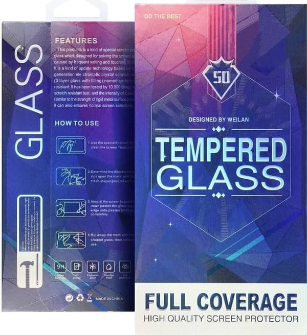oem 5d full glue tempered glass sort