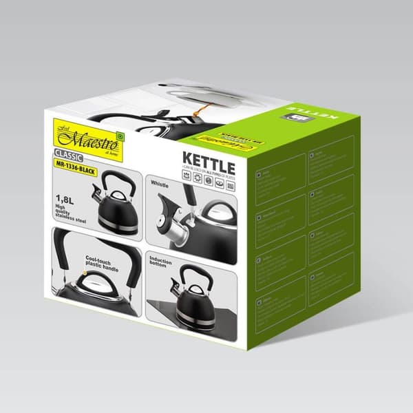 Maestro MR-1336 Sort 1.8L Elkedel