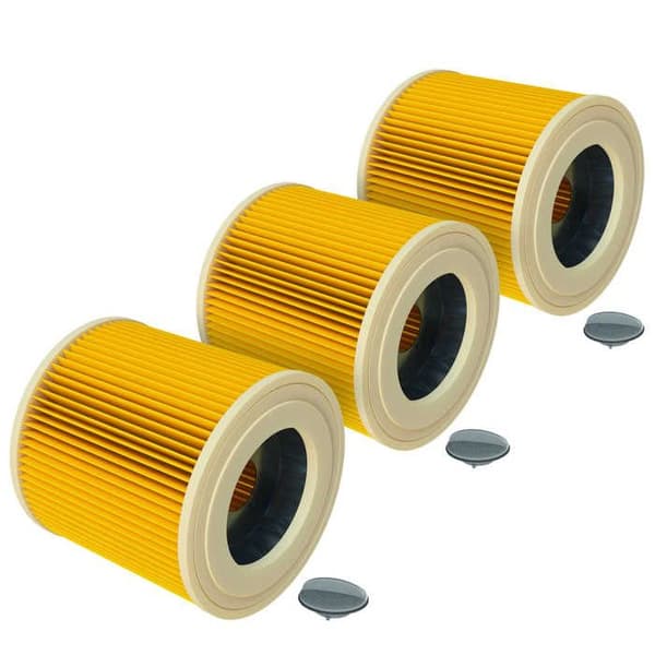 vhbw mv 3 premium støvsugerfilter 3-pak
