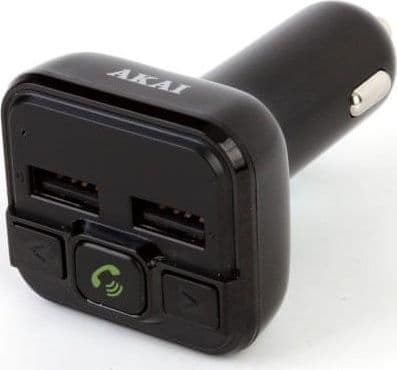 Akai FMT-20BT Bluetooth FM-sender med sort farve