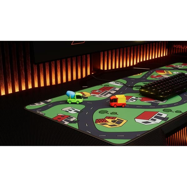 Krux Space City XXL musemåtte Multicolor 400x970mm