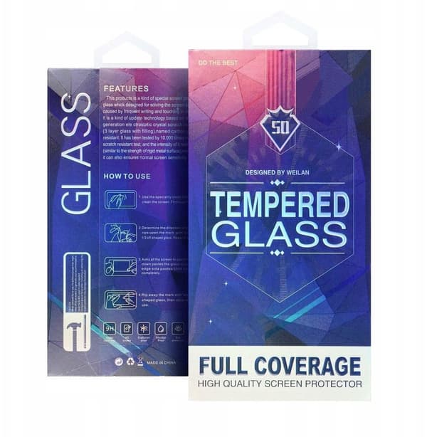 oem 5d full glue tempered glass musta
