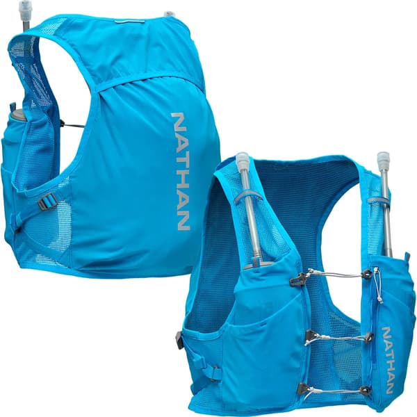 Nathan Pinnacle Breeze 4L Hydration Backpack Elektrisk Blå/Reflekterende Sølv