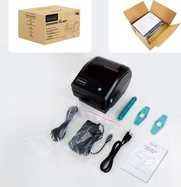 Zenwire TD-401 termisk printer 100x150mm