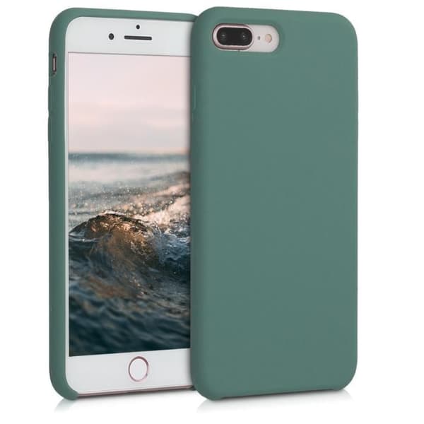 kwmobile iPhone 7 Plus/8 Plus silikonecover grøn