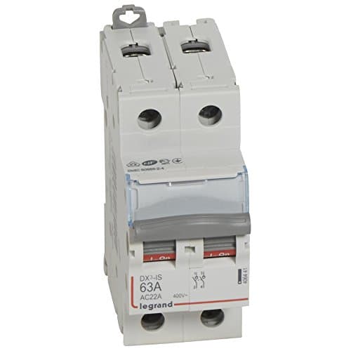 Legrand dx3-is 63A 2P 400V Grå