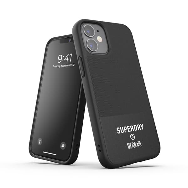 Superdry canvas puhelinlaukku iPhone 12 Mini musta