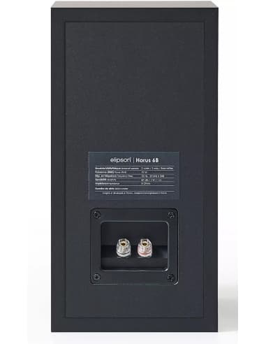 Elipson Horus 6B Boghøjttaler Sort/Kulfiber