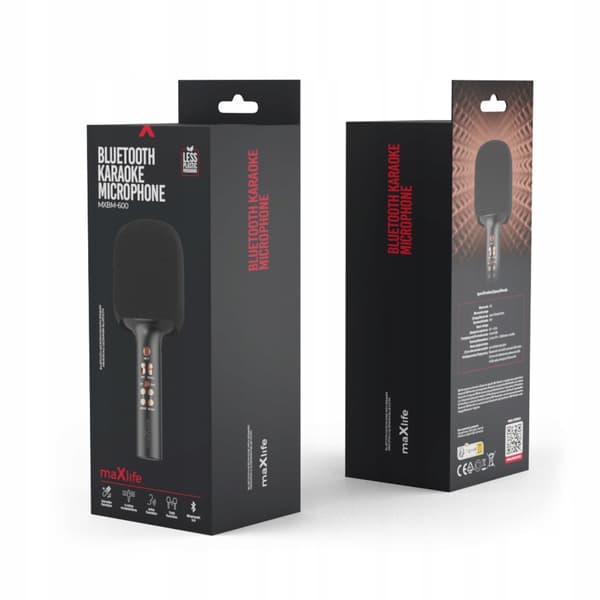 Maxlife mxbm-600 Bluetooth mikrofon 8 timer rosa