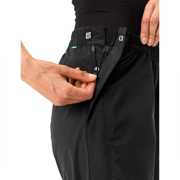 Vaude Yaras Rain Zip Pants Black