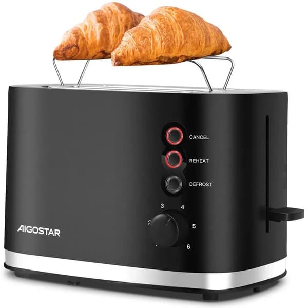 Aigostar Energy leivänpaahdin 800W musta
