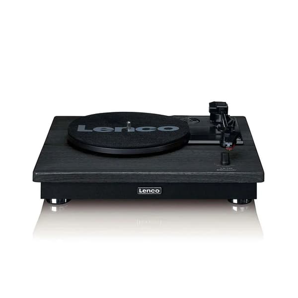 Lenco LS-100BK Bluetooth-levysoitin kahdella kaiuttimella