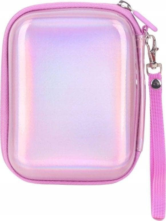 LoveInstant Etui i rosa glitrende farve