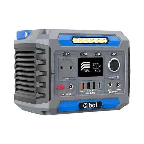 Elbat Portable Power Generator 300W 78000mAh Grå