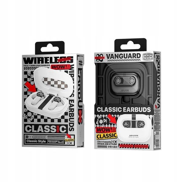 WEKome va06 true wireless hörlurar White/Black