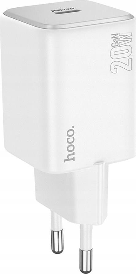 Hoco n40 vægoplader USB-C 20W hvid