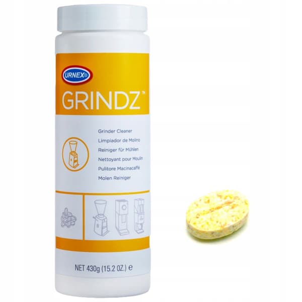 Urnex Grindz puhdistushippuset 430g Keltainen